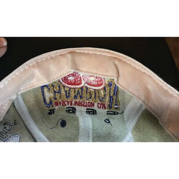 Vintage1999 NASCAR Winston Cup Champion #88 Leather Hat Ford Quality Care Racing - Picture 8 of 9